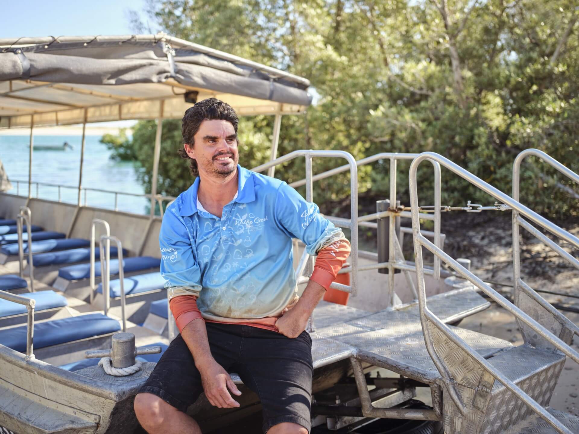 Tour Guide at Willie Creek Pearl Farm, Broome