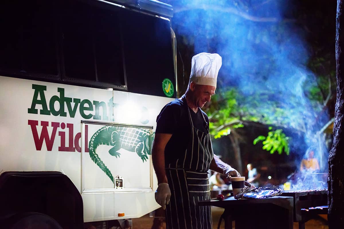 Cooking-a-BBQ-is-a-part-of-the-Australian-way-of-life.-Adventure-Wild-Kimberley-Tours-guide-Thommo-cooks-up-a-feast.